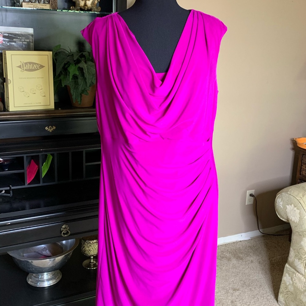 Lauren Ralph Lauren sleeveless jersey dress. 16W